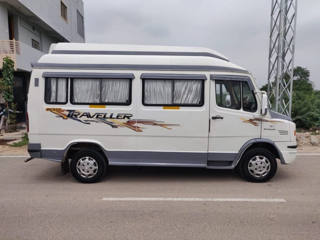 best tempo traveller in hyderabad