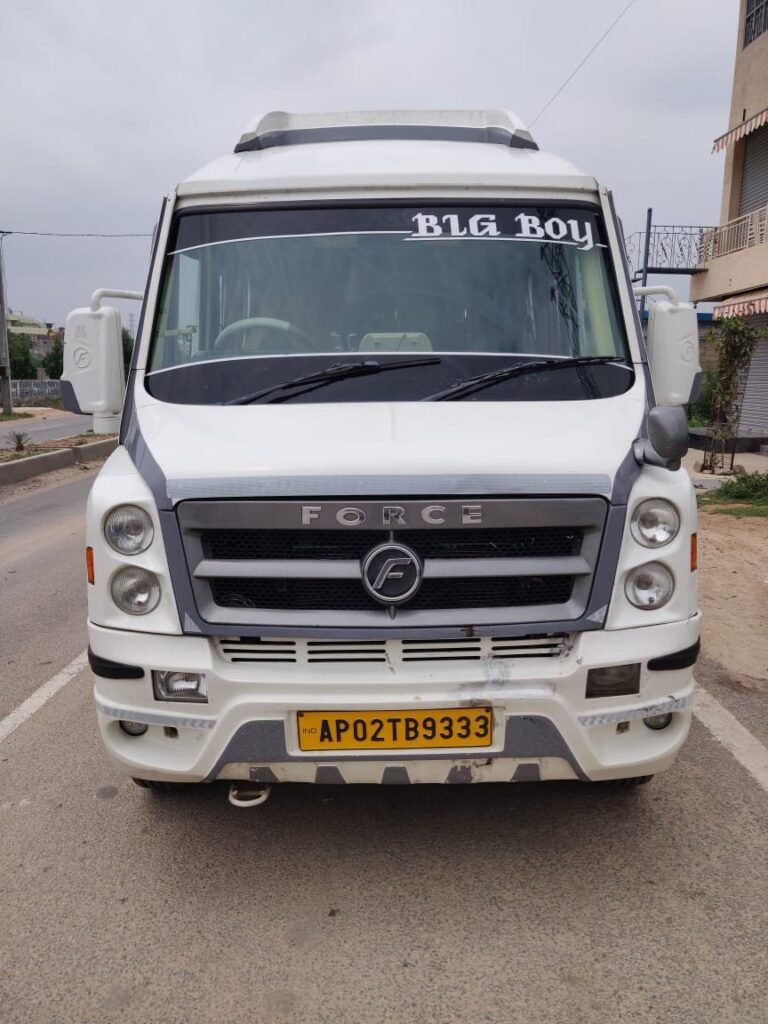 best tempo traveller in hyderabad